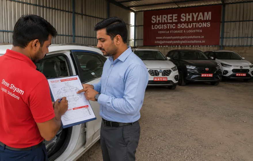 Unit-wise condition documentation for corporate vehicle transportation consignment in Gurgaon